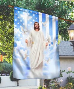 jesus flag christian cross jesus american flag trl1920f 6349