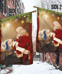 jesus flag christmas santa jesus god flag trl1643f 3382