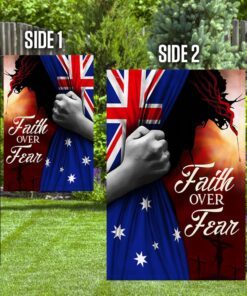 jesus flag faith over fear australian flag qnn582f 2874
