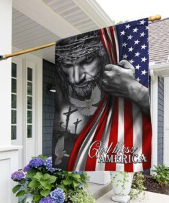 Jesus Flag God Bless America Jesus Flag TRL06Fv7