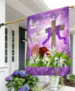 Jesus Flag He Is Risen Easter Day Flag TRH1854F