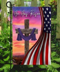 jesus flag he is risen easter day flag trv1858fv1 1517