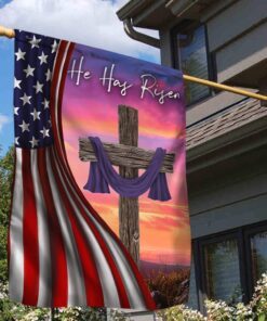 jesus flag he is risen easter day flag trv1858fv1 6721