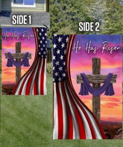 jesus flag he is risen easter day flag trv1858fv1 8365