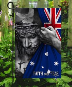 jesus flag jesus faith over fear australian flag trl1254fv2 4628