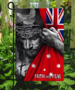 jesus flag jesus faith over fear australian flag trl1254fv4 4379