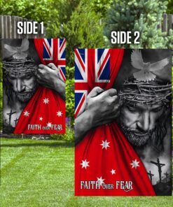 jesus flag jesus faith over fear australian flag trl1254fv4 6906