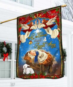 Jesus Flag Jesus Is Born Let Heaven And Angels Sing MLH1926F
