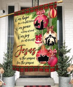 Jesus Flag Jesus Is The Reason For The Season Christmas Flag TPT430F