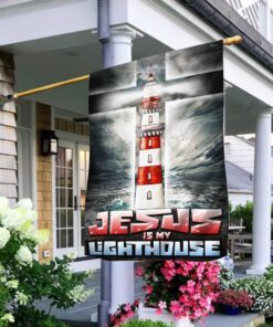 Jesus Flag Light House NTB378F