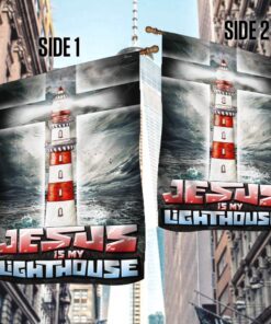 jesus flag light house ntb378f 2683