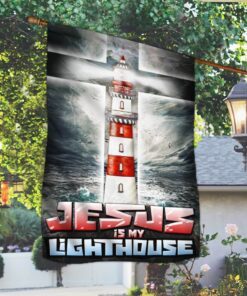 jesus flag light house ntb378f 3677
