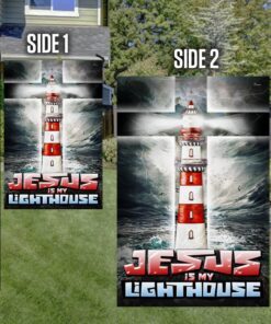jesus flag light house ntb378f 4569