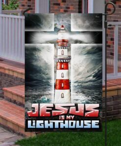 jesus flag light house ntb378f 8326