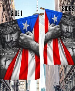jesus flag nuestra tierra bajo avivamiento jesus puerto rico flag trl1697fv2 2537