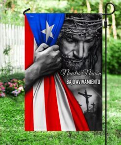 jesus flag nuestra tierra bajo avivamiento jesus puerto rico flag trl1697fv2 4421