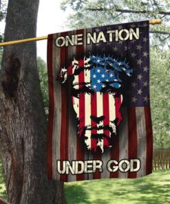 jesus flag one nation under god american flag trv1918f 1648