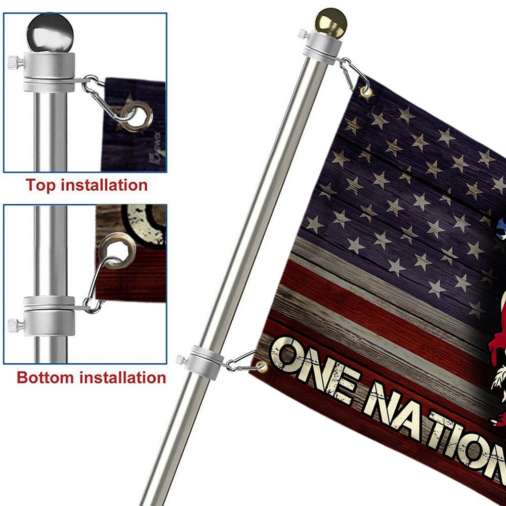 Jesus Flag One Nation Under God American Grommet Flag TRV1918GF - Image 7