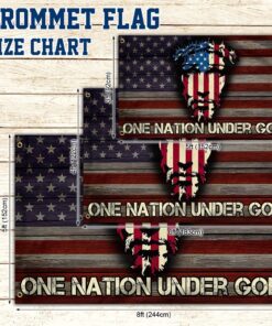 jesus flag one nation under god american grommet flag trv1918gf 3639