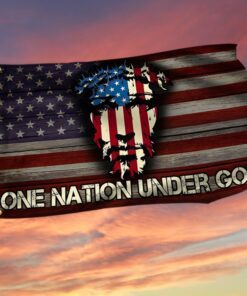Jesus Flag One Nation Under God American Grommet Flag TRV1918GF