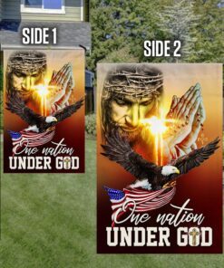 jesus flag one nation under god anl251f 2240