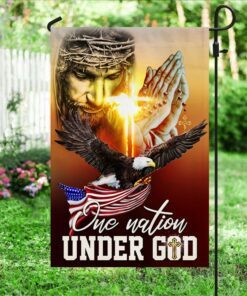 jesus flag one nation under god anl251f 4382