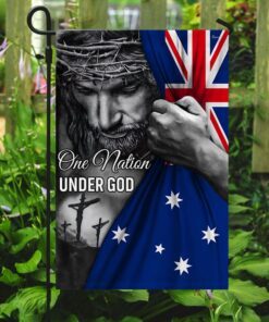 jesus flag one nation under god australian flag trl1253fv1 2152