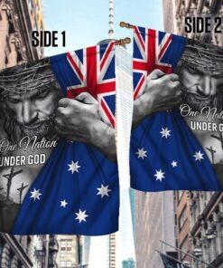 jesus flag one nation under god australian flag trl1253fv1 8834