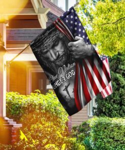 jesus flag one nation under god flag trl06f2 5536