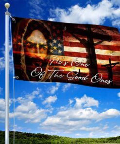 jesus grommet flag he’s one ntt129gf 1301