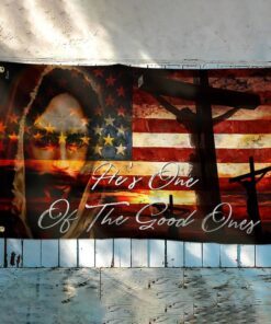jesus grommet flag he’s one ntt129gf 3747