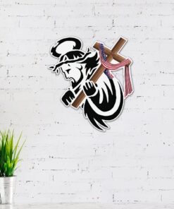 Jesus Hanging Metal Sign TR NTB248MS