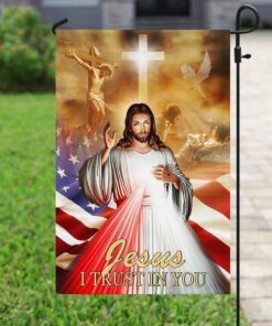 jesus i trust in you flag 1012