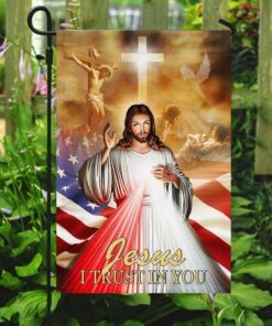 jesus i trust in you flag 2436