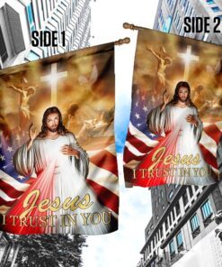 jesus i trust in you flag 4280