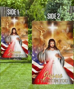 jesus i trust in you flag 8936