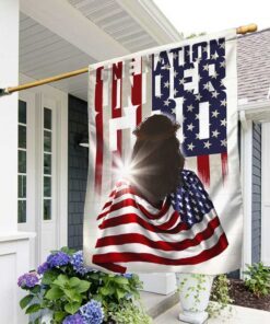 Jesus In Glory Flag One Nation Under God DBD3080F