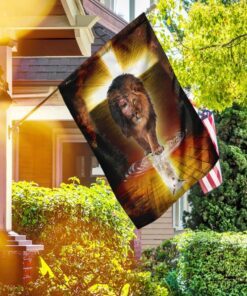 Jesus Is Alive, The Lion And The Lamb, Jesus Christ Lion And Lamb Flagwix™ Fantastic Jesus Flag