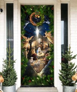 Jesus Is Born. Nativity Of Jesus Door Cover THH2775Dv3