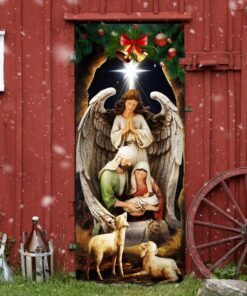jesus is born christmas door cover thh3571d 1616