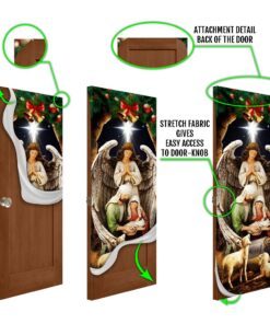 jesus is born christmas door cover thh3571d 1619