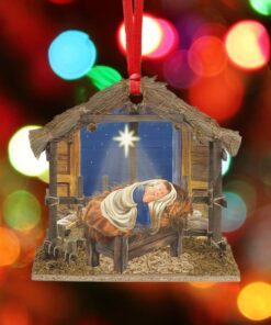 jesus is born christmas ornament pn2710o 8888