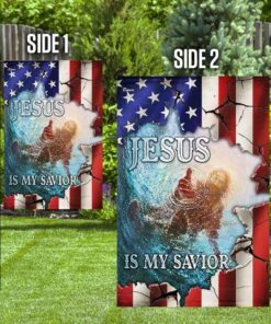 jesus is my savior american us flag 5396