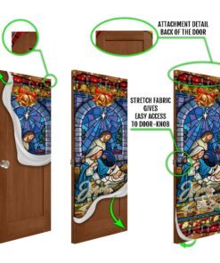 jesus is the reason for the season. christian door cover 3754