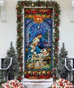 jesus is the reason for the season. christian door cover 5970
