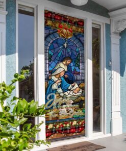 jesus is the reason for the season. christian door cover 6336