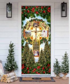 Jesus Is The Reason For The Season. Christmas Door Cover Block Of Gear™