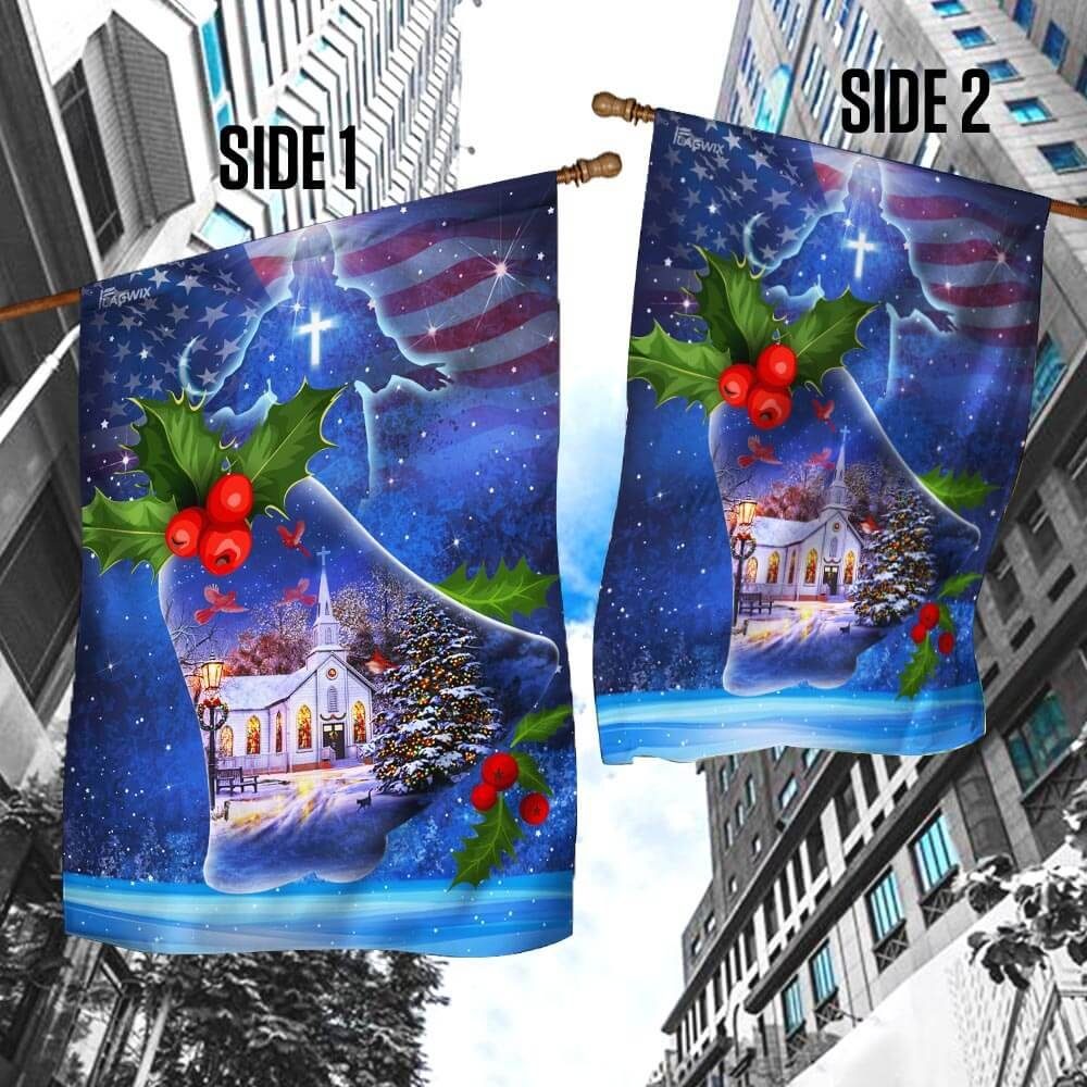 Jesus Is The Reason For The Season. Christmas Flag - Image 4