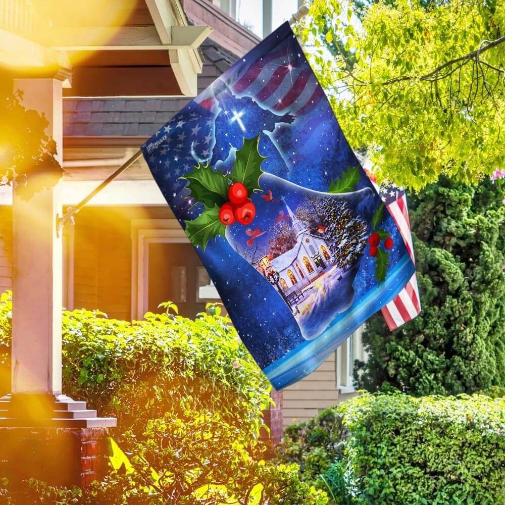 Jesus Is The Reason For The Season. Christmas Flag - Image 2
