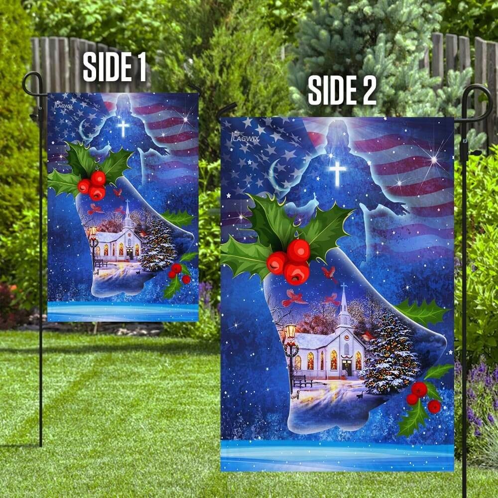 Jesus Is The Reason For The Season. Christmas Flag - Image 8
